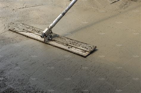 Trowel or float finishing concrete | Business Images ~ Creative Market