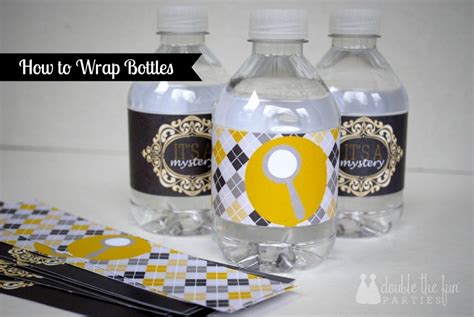 How To Make Printable Water Bottle Labels