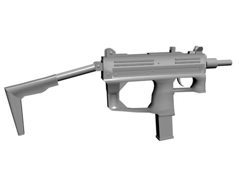 3d ruger mp9 submachine gun