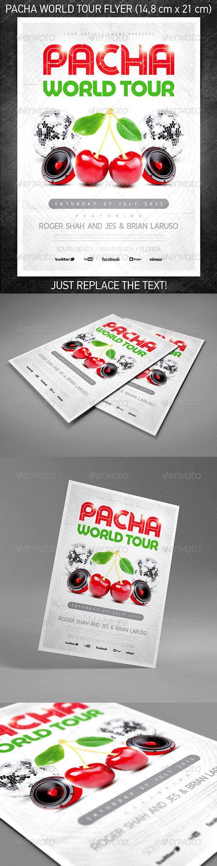 Pacha World Tour Party Flyer, PSD Template by 4ustudio on DeviantArt