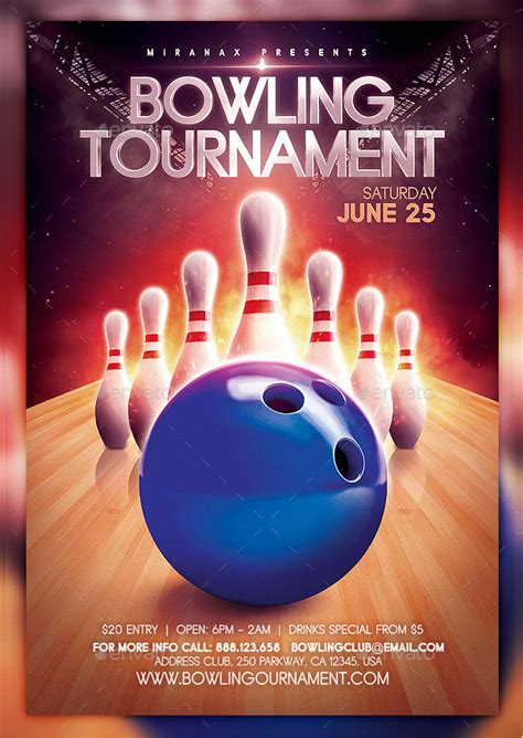 Bowling Flyer Template - 27+ PSD, AI, EPS, Vector Format Download