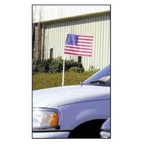 U.S. Auto Antenna Flag 12"X18" | Carrot-Top Flags