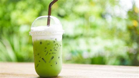 Cara Buat Air Green Tea Thai - Thai Milk Green Tea Cha Tra Mue Youtube ...