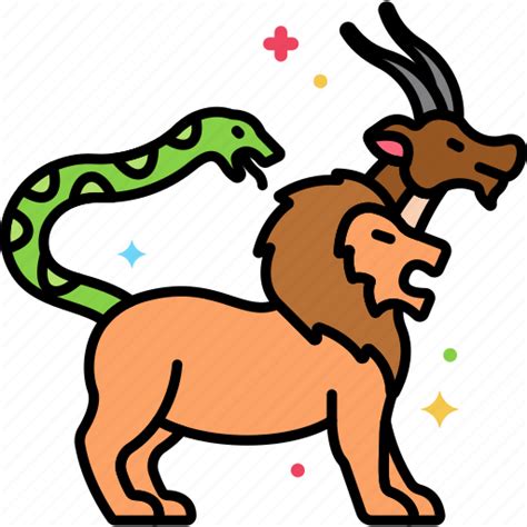 Chimera, goat, lion, snake icon - Download on Iconfinder