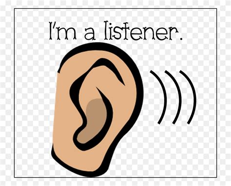 Listening Cartoon Clipart Free Clipart - Good Listener Clipart - FlyClipart