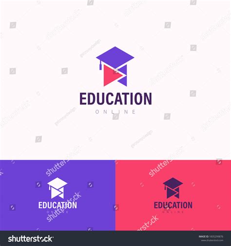 Online Education Logo Design Vector Template Stock Vector (Royalty Free) 1835299876 | Shutterstock