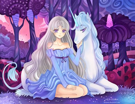 +Last Unicorn -Lilac Forest+ by larienne on DeviantArt