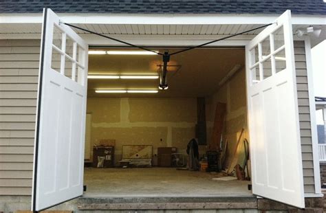 automatic swing out garage doors | House basics | Pinterest