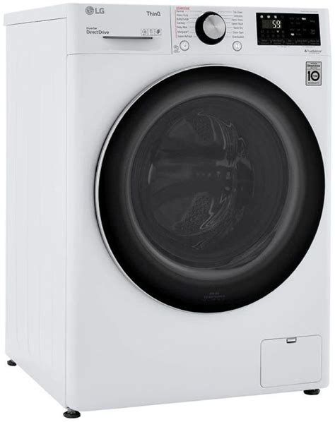 LG 2.4 Cu. Ft. White Front Load Washer Dryer Combo | Livingood's Appliances & Bedding