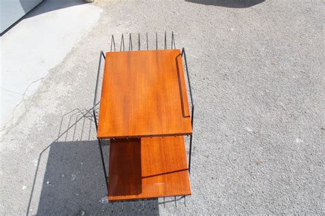 Italian Teak, Metal & Brass Coffee Table by Home Isa for Disegno Graffi Home, 1950s for sale at ...