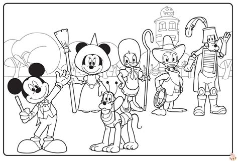 Free Coloring Pages Of Mickey Mouse Clubhouse