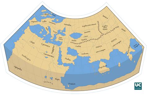 Claudius Ptolemy's world map [1400×908] : MapPorn