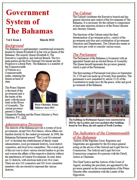 Politics and Economics - The Bahamas