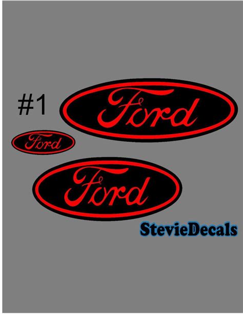 Ford Overlay Emblem Decals