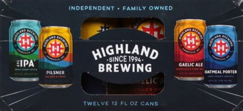 Highland Brewing Company Variety Pack Beer, 12 cans / 12 fl oz - King Soopers