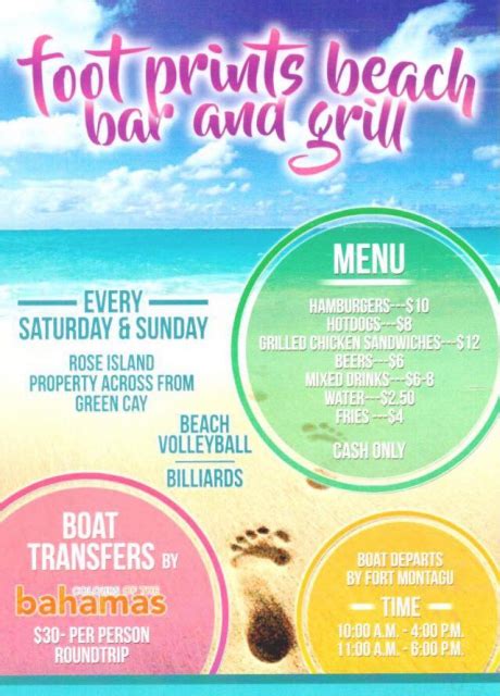 Footprints Beach Bar & Grill - Nassau - Nassau / Paradise Island, Bahamas