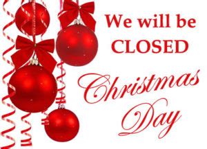 Closed Christmas Day | Racers Hall