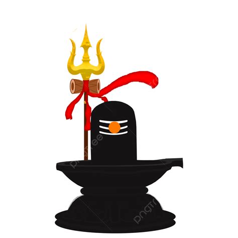 Trishul Clipart Transparent PNG Hd, Maha Shivratri Shiv Ling With Trishul Png Design, Maha ...