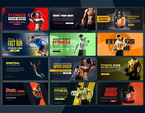 GYM BANNER DESIGN on Behance