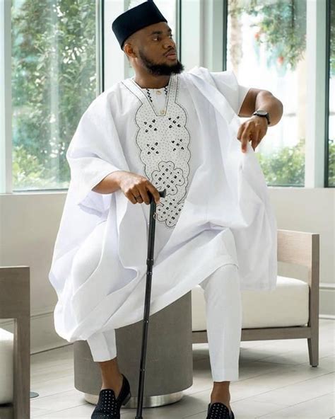 White AGBADA, African AGBADA, AGBADA for Men, African Wedding Suit, Groomsmen Suit, Groom's Suit ...