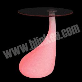 LED Glass Top Table | Best Glowing Party Supplies