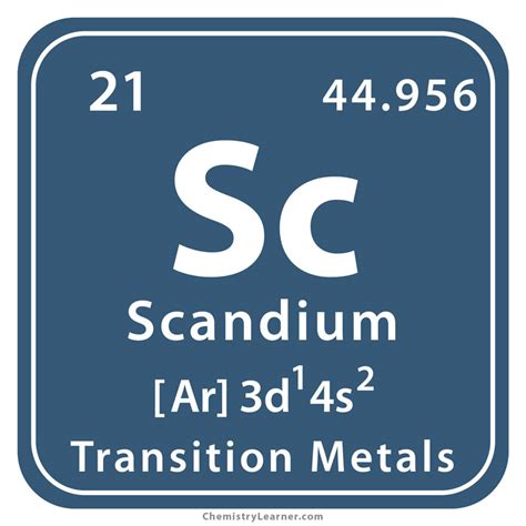 Scandium Facts, Symbol, Discovery, Properties, Uses