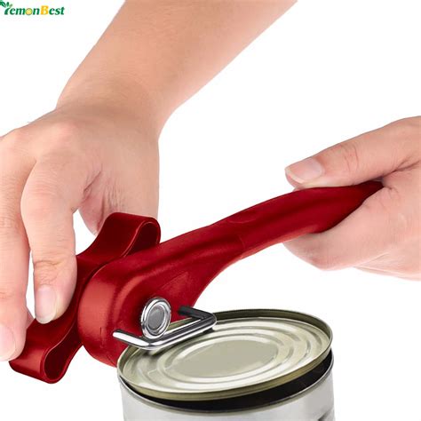 1Pcs Smooth Edge Kitchen Cans Opener Professional Ergonomic Manual Can Opener Side Cut Manual ...