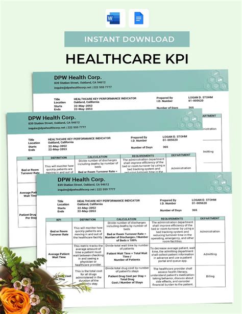 Library KPI Template in Word, Google Docs - Download | Template.net