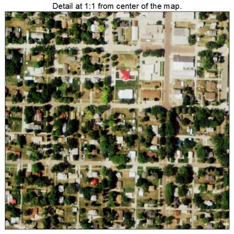 Aerial Photography Map of Wakefield, NE Nebraska