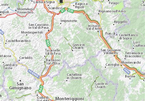 Greve in Chianti Map: Detailed maps for the city of Greve in Chianti - ViaMichelin