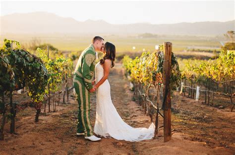 The Groom + Groomsmen Wore Green Charro Suits at this Wild Baja California Wedding | Green ...