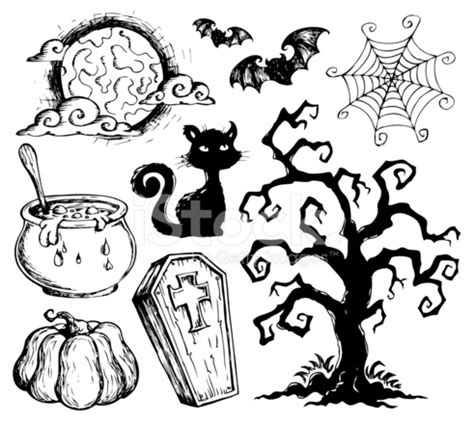 Collection DE Dessins D'halloween 2 Stock Vector - FreeImages.com