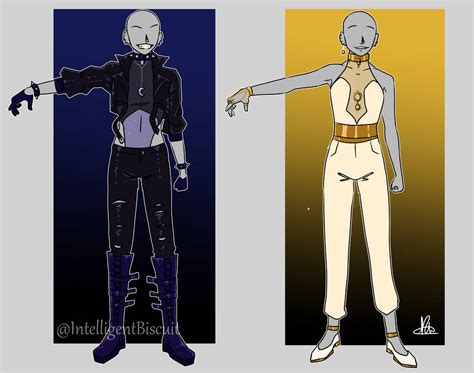 Sun and Moon Outfits 3 ::. by IntelligentBiscuit on DeviantArt