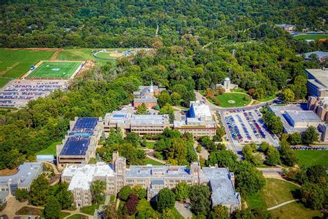 Aerial View Of The Butler University Campus Photograph by Mountain ...