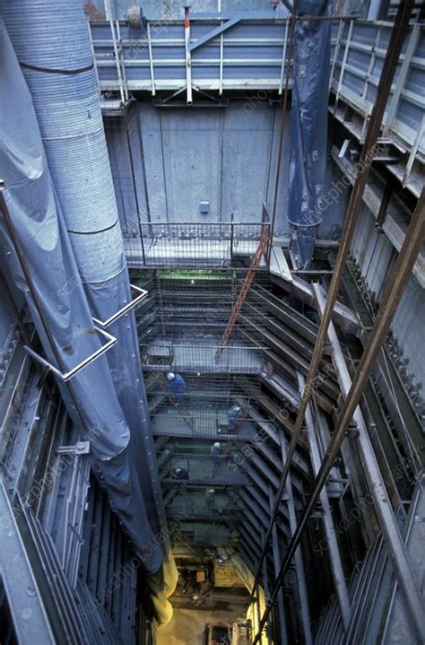 Metro train tunnel construction - Stock Image - C003/6881 - Science Photo Library