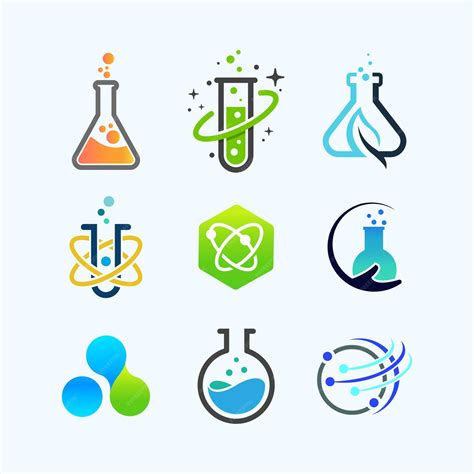 Premium Vector | Science logos collection symbol designs for business