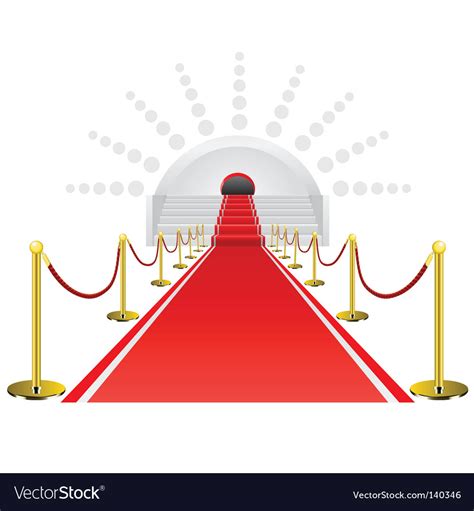 Red carpet Royalty Free Vector Image - VectorStock