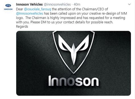 PRAY FOR GRACE!! Innoson Motors Chairman Invites Man Who Re-Designed ...