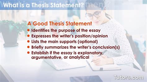 Writing a Thesis Statement — Definition, Types, and Examples