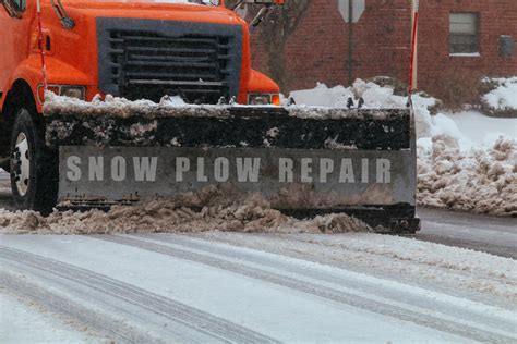 Snow Plow & Equipment Repair - All Makes & Models