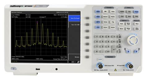 MP700022 EU-UK - Multicomp Pro - Spectrum Analyser, Bench Top, 9kHz to 1.5GHz