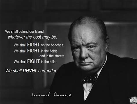 Sir Winston Churchill - "We shall fight on the beaches" | Flickr