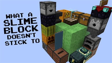 What A Slime Block Doesn’t Stick To Minecraft Blog