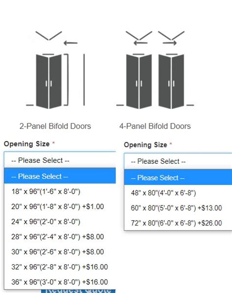 What size bifold door do I need? | US DOOR & MORE INC Help Center