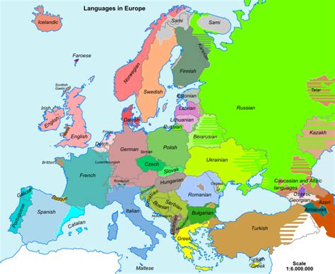 Languages in Europe - Vivid Maps