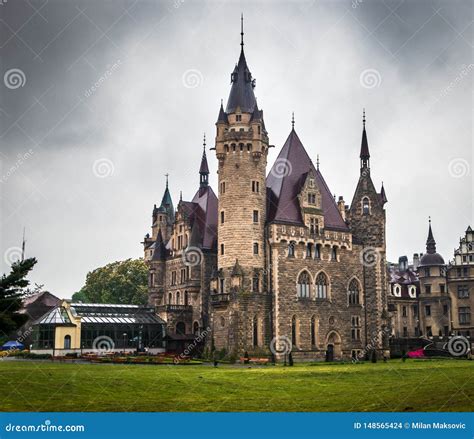 Moszna Castle Located in a Moszna Village Stock Photo - Image of museum ...