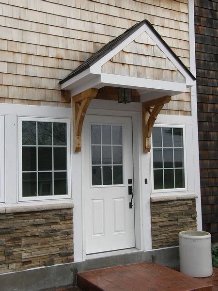 Front Porch with Wood Bracket 13T6 - TimberBuild.com