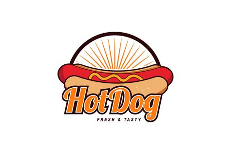 Hot Dog Food Logo Design Graphic by kidsidestudio · Creative Fabrica