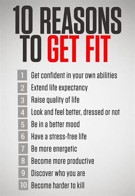 10 Reasons To Get Fit - Healthy Fitness Tips Workout Routines Ab - PROJECT NEXT - Bodybuilding ...