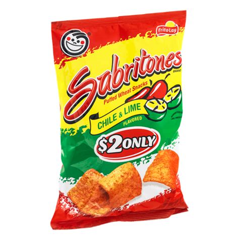 Sabritones Puffed Wheat Snacks Chile & Lime Flavored Reviews 2020